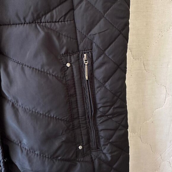 Weatherproof Vintage Women's Quilted Vest Jacket, Black, Size M - Picture 6 of 7